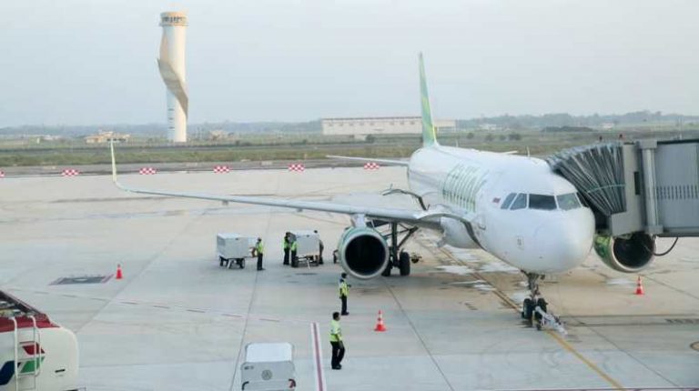 Penerbangan Perdana Citilink Ke Bandara Kertajati Berjalan Lancar
