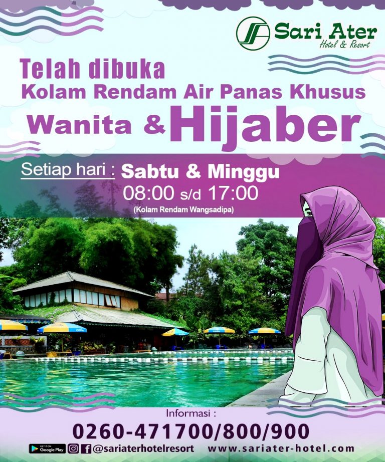 Asyiiik….Ada Kolam Rendam Hijabers Di Sari Ater