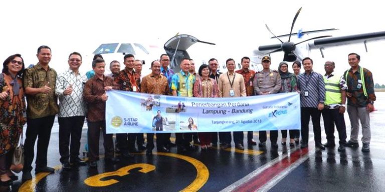 Garuda Indonesia Jelajahi Palembang-Lampung-Bandung
