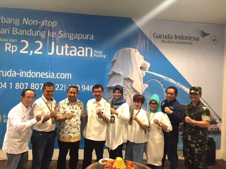 Garuda Resmi Buka Rute Bandung-Singapura
