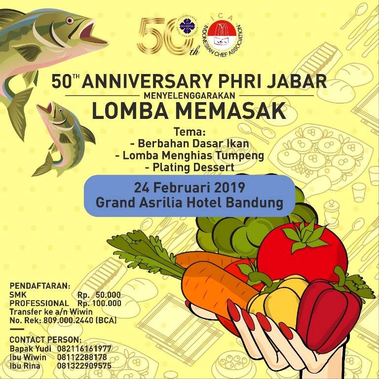 HUT PHRI Jabar,Dari Mie Kocok Sampai Empal Gentong