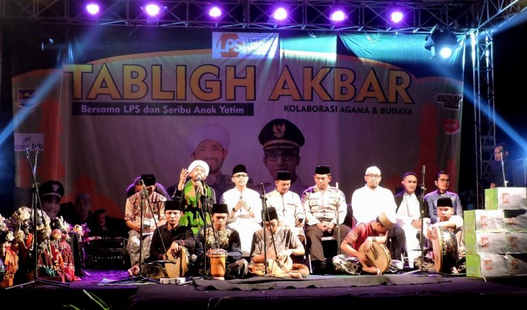 Semarak Tabligh Akbar dan Wayang Golek di Ponpes Roudlotul Ulum