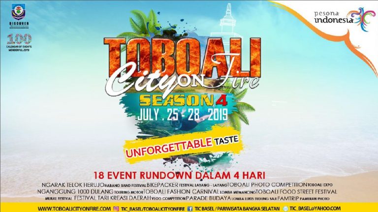 Bangka Gelar Event Toboali City on Fire, Ini Jadwal Acaranya!