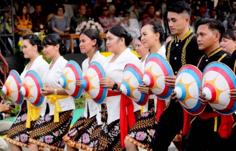 Tari Ma’zani di Event TIFF 2019 Tomohon, Pecahkan Rekor MURI