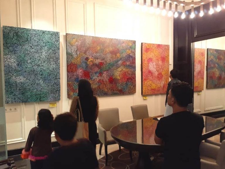 Pameran Lukisan “9 Garis Nirwana” Mulai Digelar Di De Paviljoen