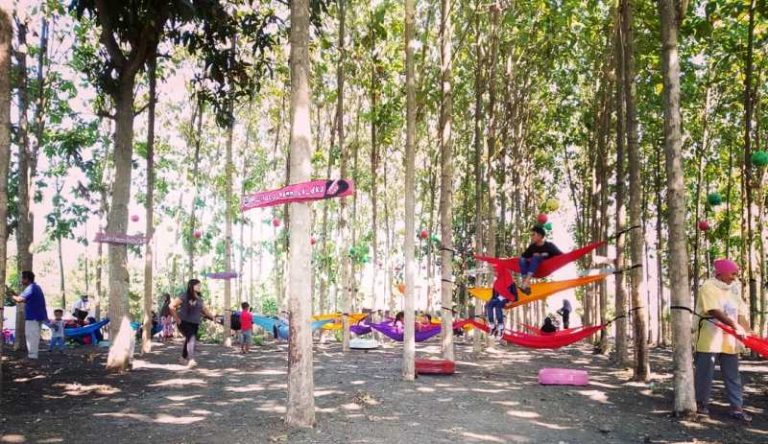 Wisata Hammock Indramayu Mulai Diserbu Pengunjung