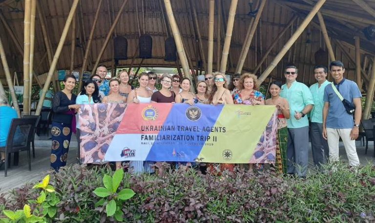 Perdalam “Product Knowledge” Destinasi,15 Top Agent Ukraina Kunjungi Bali