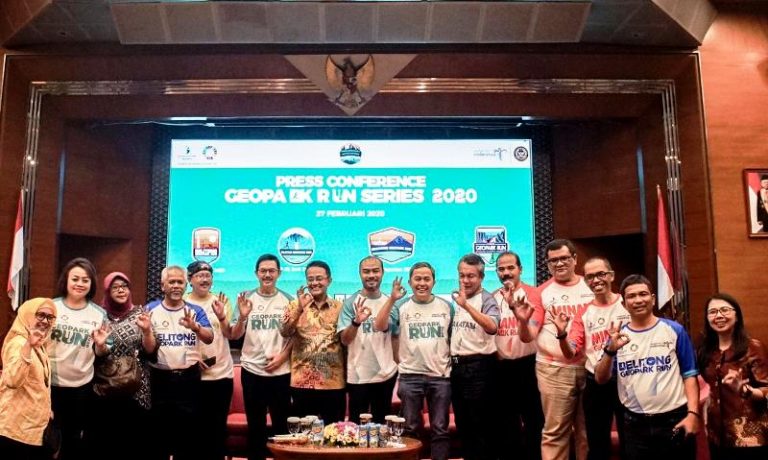 Kejar Pengakuan UNESCO, Tiga Provinsi Gelar Geopark Run Series 2020