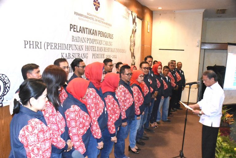 Pelantikan Kepengurusan BPC PHRI Subang Harus Menjadi Momentum Penguatan Pariwisata