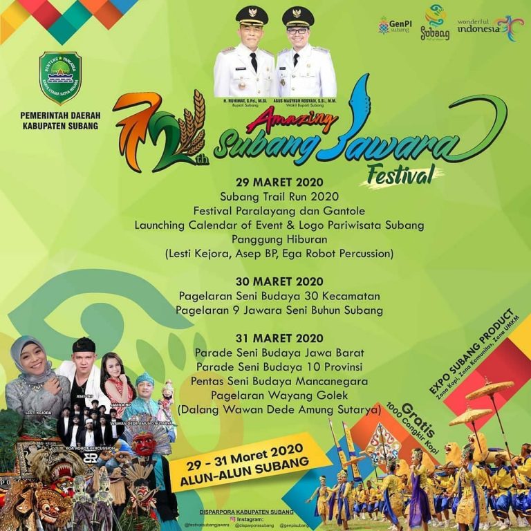 Jangan Lewatkan Festival Subang Jawara 2020