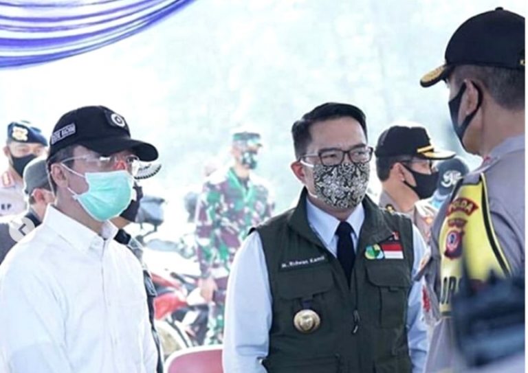 Warga Bandung Raya Yang Melanggar PSBB Ditilang