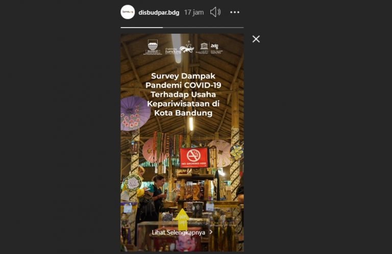 Disbudpar Kota Bandung Gelar Survei Dampak COVID-19 Bagi Usaha Kepariwisataan