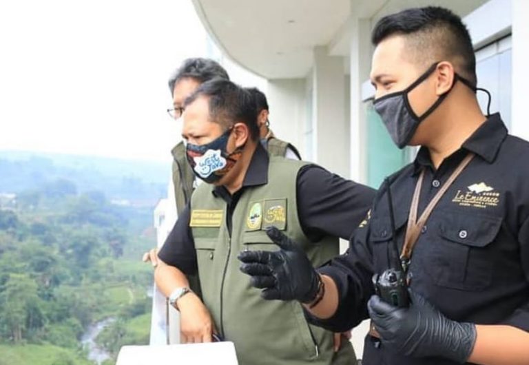 Foto: Le Eminence Hotel Cipanas Menjadi Percontohan Penerapan Protokol Covid-19