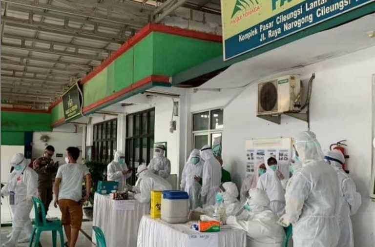 Pasar Cileungsi Bogor Tetap Buka, Pemda Perketat Protokol Covid-19
