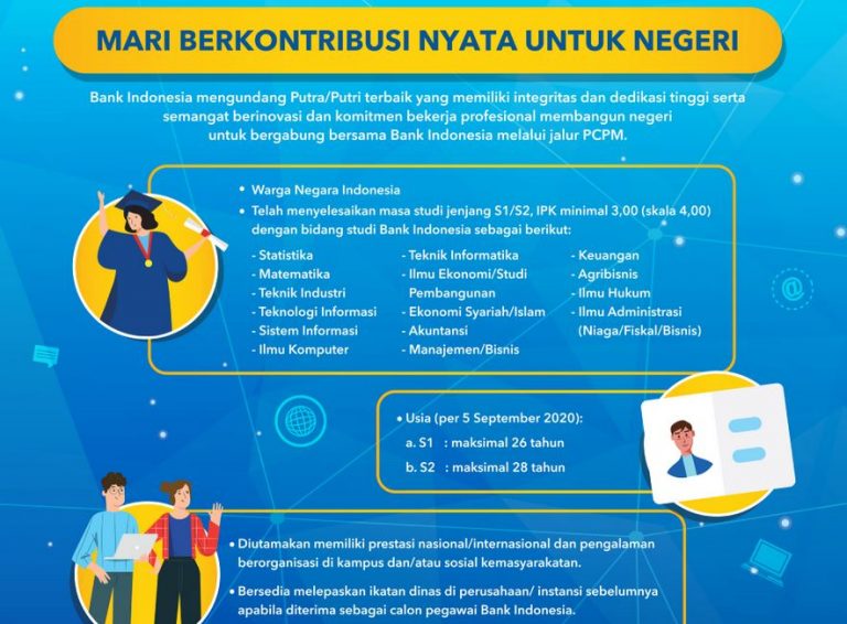 Ingin Jadi Asisten Manajer Bank Indonesia, Persiapkan Syarat Berikut Ini