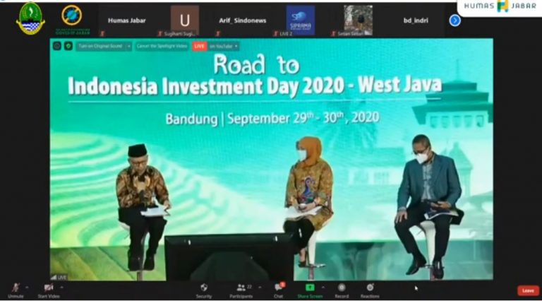 Tujuh Proyek Startegis Jabar Ditawarkan Dalam IID 2020, Apa saja?