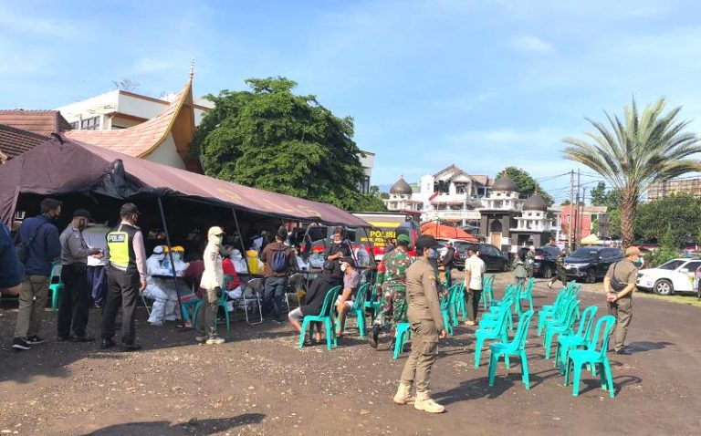Rapid Test di Kawasan Puncak, Belum Ada Wisatawan Diminta Putar Balik