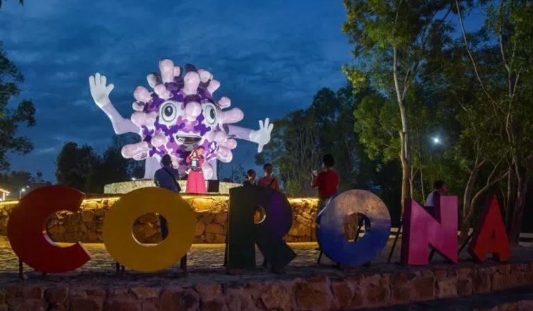 Ada Tugu Virus Corona di Pekanbaru, Kini Menjadi Objek Wisata Baru