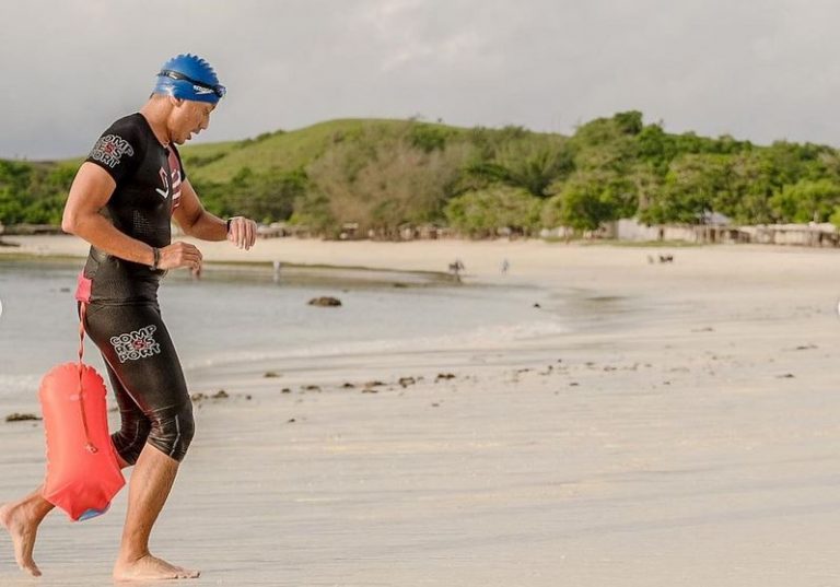 Sandiaga Uno Jajal Trek Triathlon di Kawasan Mandalika NTB