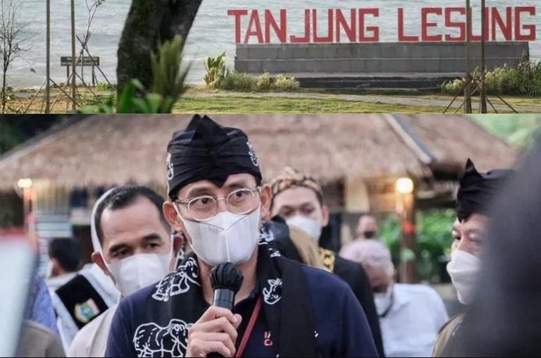 Kunjungi Tanjung Lesung, Sandiaga Minta Kembangkan Desa Wisata