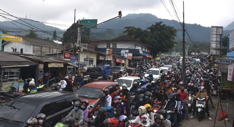 Plesiran Di Ujung Lebaran, Begini Kondisi Wisata Puncak Bogor