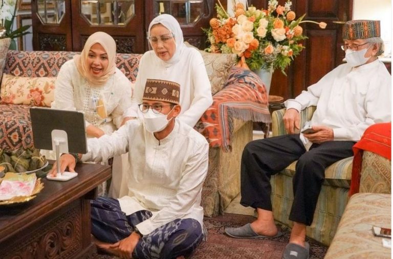 Dua Kali Lebaran Tak Jumpa, Sandiuno Jalani Idul Fitri Lewat Daring