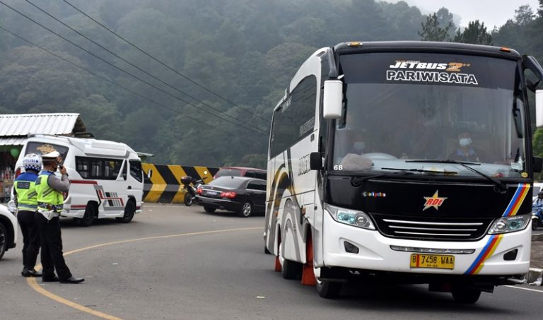 Satlantas Cianjur Kini Fokus Penyekatan Ke Lokasi Objek Wisata