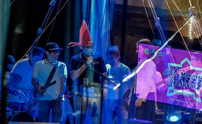 Pantai Losari Menjadi Saksi Kemeriahan Makassar Jazz Festival 2021