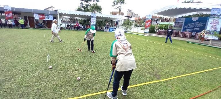 Plt Wali Kota Bandung Yana Sebut Olahraga Gateball Tingkatkan Imunitas