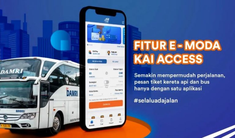 KAI Acces Berikan Kemudahan Calon Penumpang Bus DAMRI Pesat Tiket