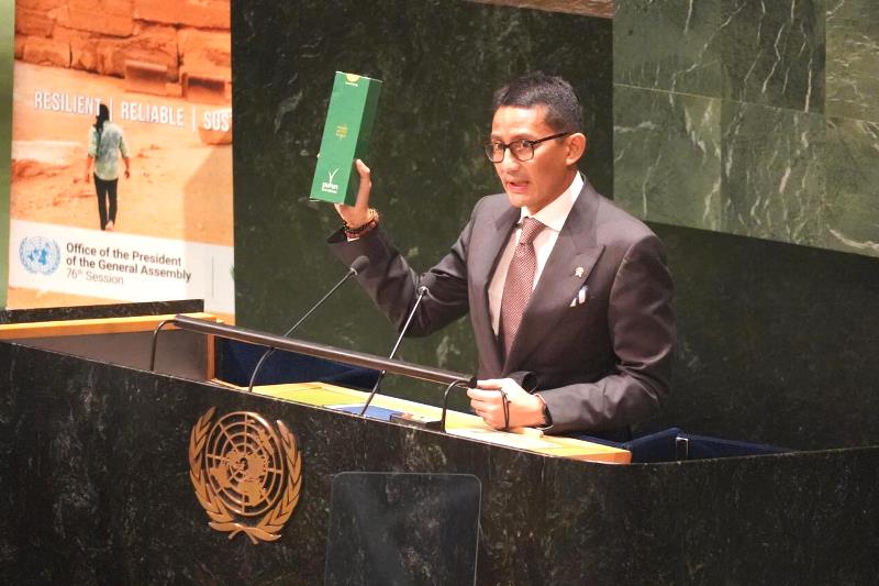 Sedotan Indonesia Diperkenalkan di Sidang Umum PBB, Ini Maksudnya?