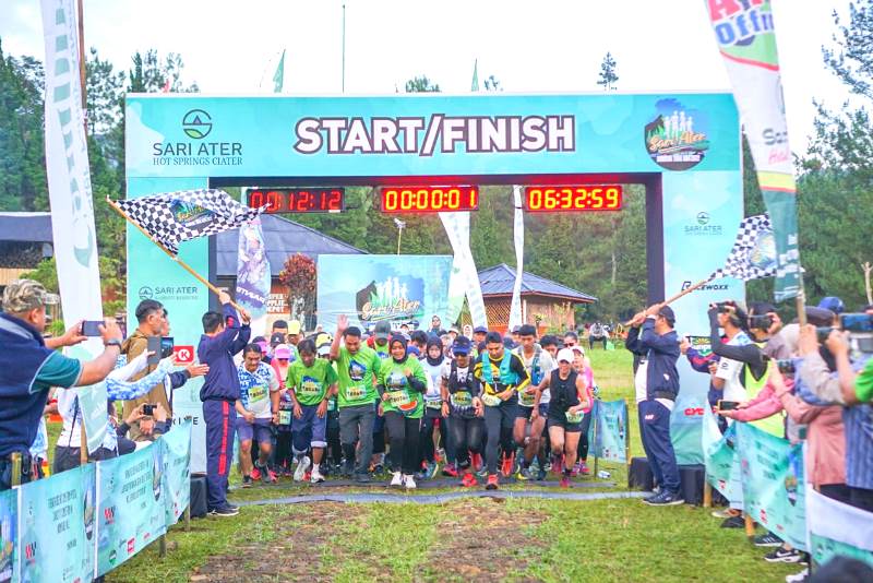 Ragam Foto Sariater Jambore Trail Run 2022 Saat Finish di Campervan Park