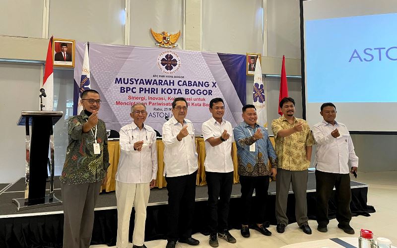 Yuno Abeta Lahay Terpilih Kembali Sebagai Ketua PHRI Kota Bogor