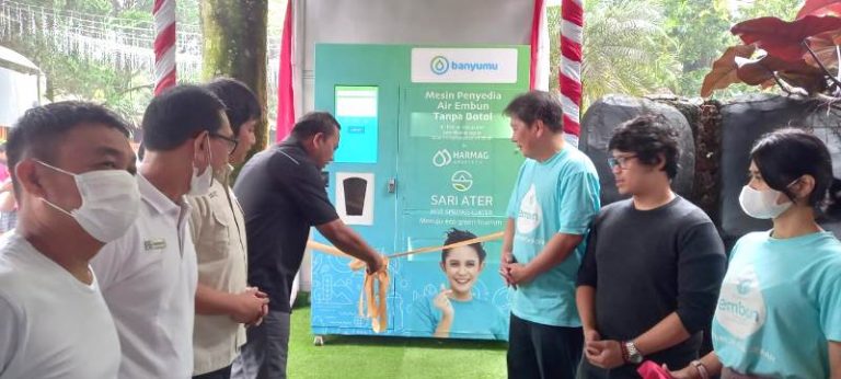 Air Embun Hadir di Kawasan Wisata Sari Ater, Ini Khasiatnya