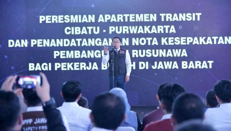 Resmikan Apartemen Transit, Kang Emil Sebut Jalur Menuju Kesejahteraan