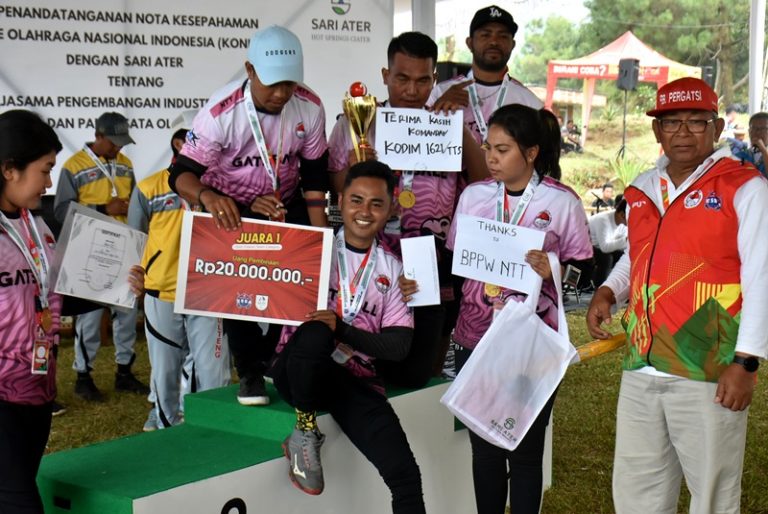 Tim Gateball NTT Juara 1 Beregu Bebas  Sari Ater Open Tournament, Bawa Pulang Hadiah Rp 20 Juta
