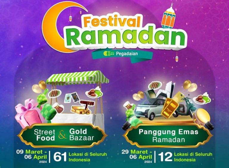 Perkuat Komitmen Sosial, Pegadaian Gelar Festival Ramadhan 2024
