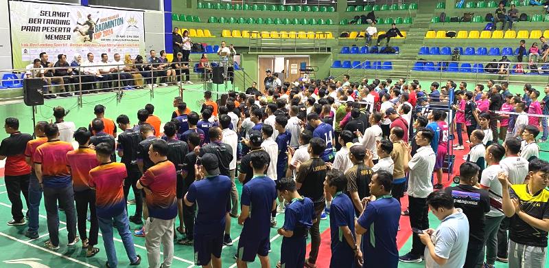 Turnamen Riung Priangan Badminton Cup 2024 Resmi Dimulai, Ini Pesan Ketua PHRI