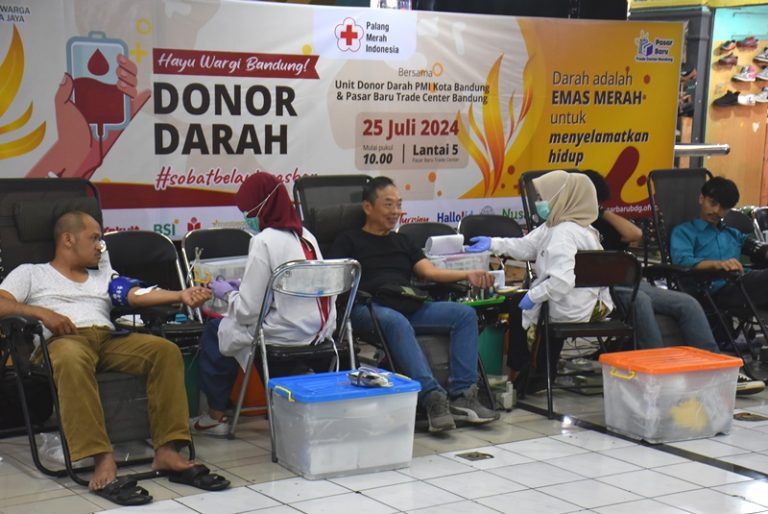 Pasar Baru Trade Center Kembali Gelar Kegiatan Sosial Donor Darah