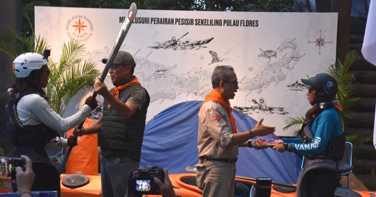 Geosite Tebat Rasau Lintang akan Disinggahi Tim Ekspedisi Dayung Jelajah Nusantara