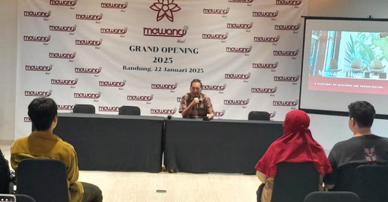Ketua PHRI Jabar Dodi Apresiasi Pembukaan Mewangi Hotel, Jangan Lupa Jaga Prinsip Hospitality