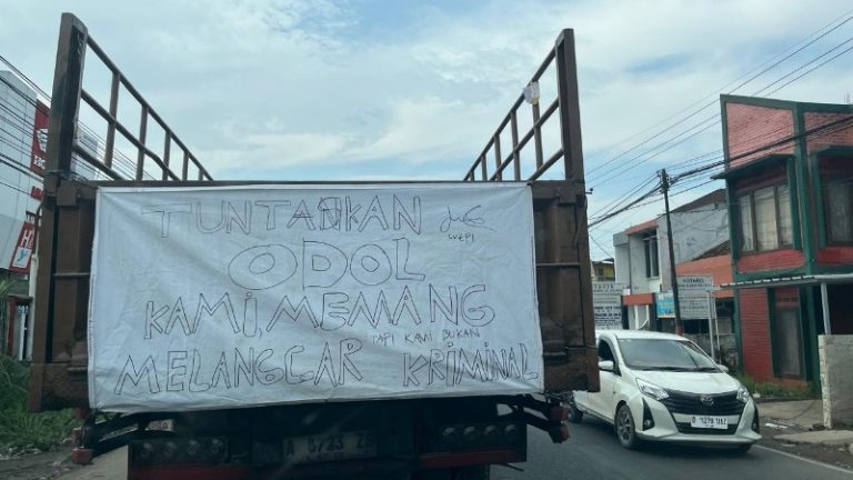 Protes Para Sopir Truk Terhadap Kebijakan ODOL Bikin Pangan Tersendat