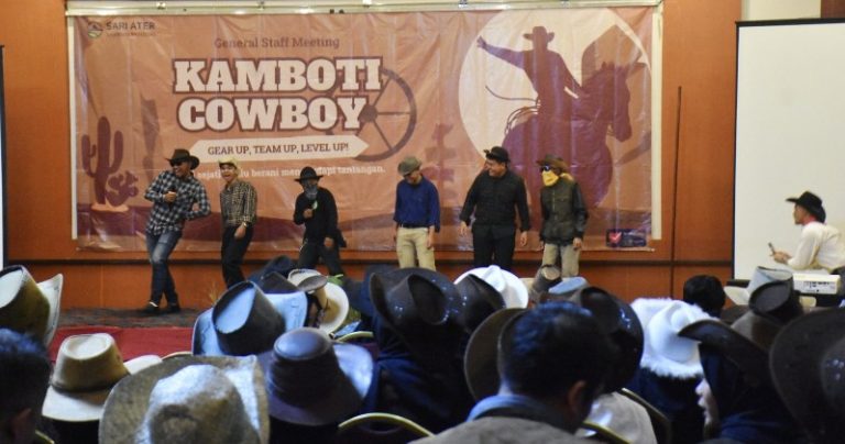 Keriuhan Koboi di HUT ke-5 Sari Ater Kamboti Hotel Bandung