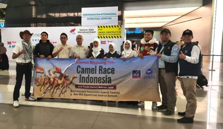 Ketum KOI Lepas Kontingen Indonesia ke Asian Youth Games 2025 di Bahrain