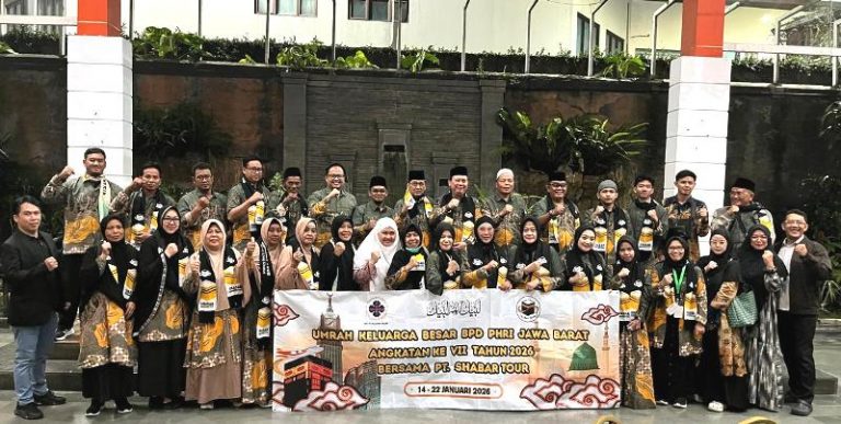 Keluarga Besar BPD PHRI Jabar Angkatan VII Resmi Dilepas Menuju Tanah Suci