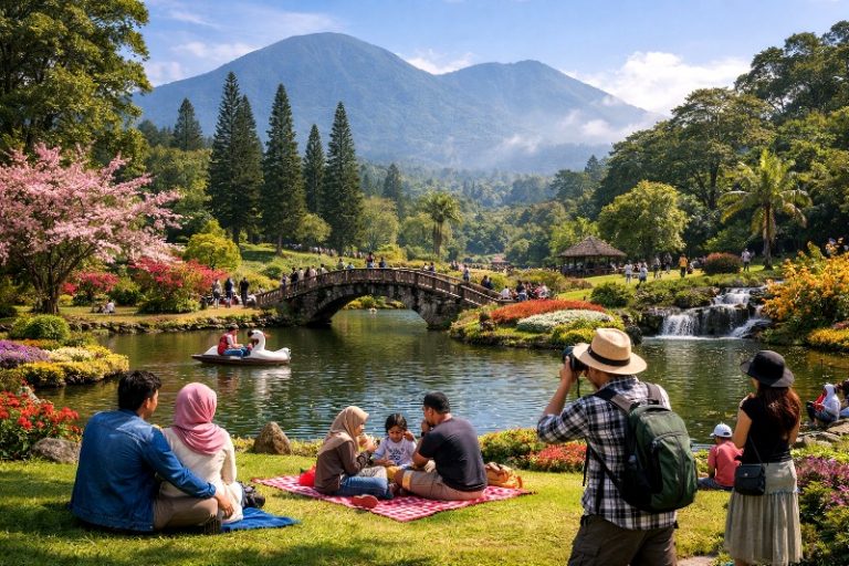 Kunjungan ke Kawasan Kebun Raya Cibodas Melonjak 20 Persen Sepanjang Libur Lebaran 2026